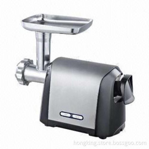 Meat Grinder with Stainless Steel Housing and Reverse Function